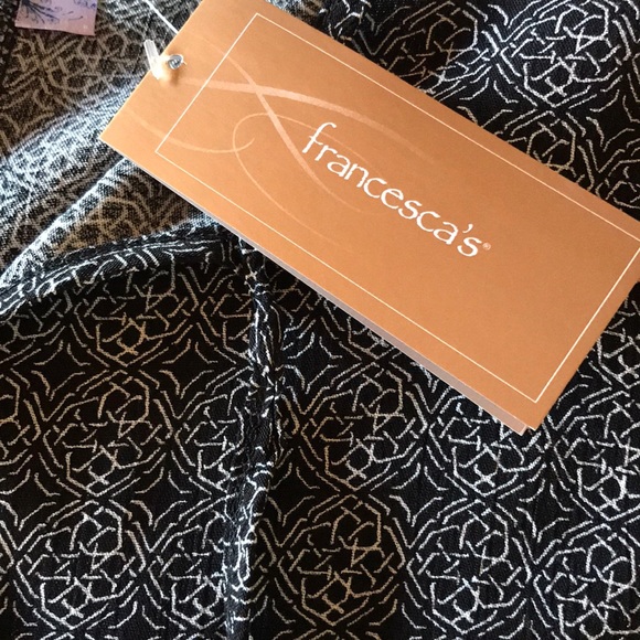 FRANCESCAS Black and White Boho Tunic - Picture 8 of 8